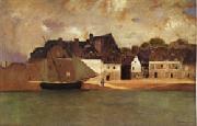Odilon Redon Breton Port France oil painting reproduction